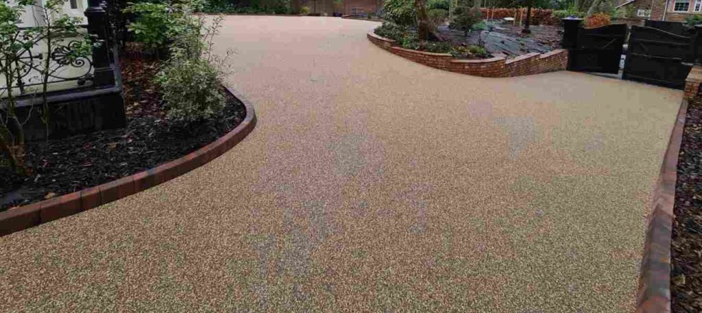 Local resin driveway specialists Port Talbot installing a modern resin-bound surface